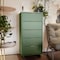 Manhattan Comfort Granville Tall 23.62 Narrow Dresser in Sage Green DR-5003 - alternate 6